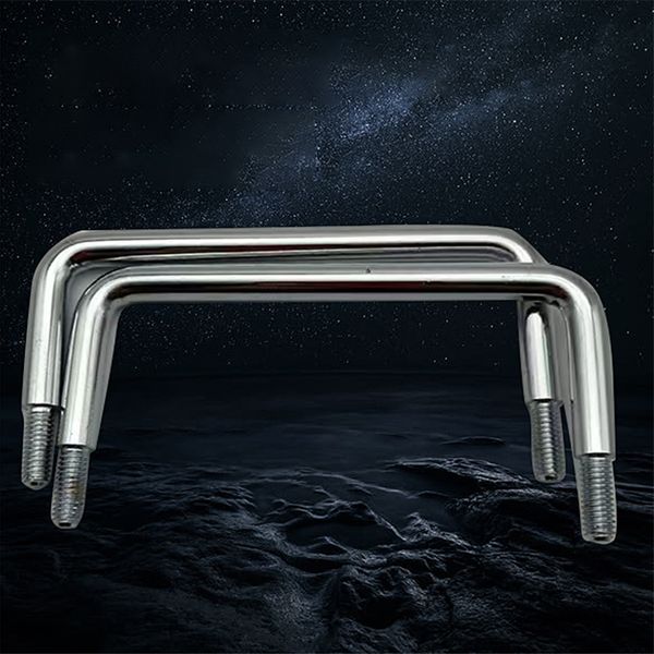 Industrial Grade Carbon Steel Folding Handles for Tools and Cabinets Easy Install M6 Design