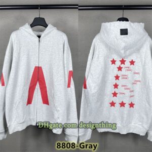 Men Hoodie Embroidered Oversized Letter Printed Sweatshirt Vintage Sporty Sweatshirt Casual Loose Fit Plus Size Unisex Couple