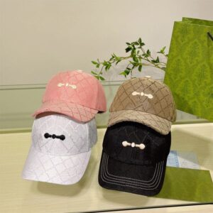 Fashion Ball Caps Designer Cap Grid Hats for Fashionable People 4 Colors
