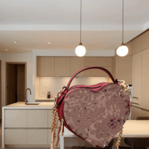 Designer leather ladies bag luxury style with big brand box. –CA8009