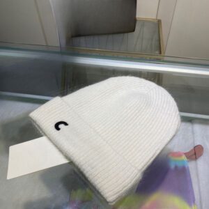 Korean and Japanese Mixed Color Warm Thick Knitted Pure Cashmere Hat Winter Ear Protection Hat Cashmere Head Wrap Hat Cold Hat Couple