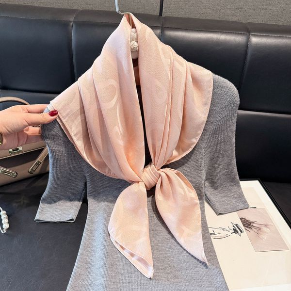 Tencel cotton scarf - stylish and classic, featuring a big brand look, elegant and stylish shawl for women, high-end scarf for women