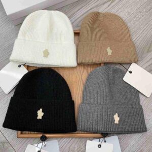 Knitted Hat Beanie Cap Designer Skull Caps Simplicity for Man Woman Winter Hats 4 Colors
