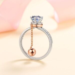 Sophisticated Eternity Band Featuring Sparkling Moissanite Gemstone Set In Precious Metals