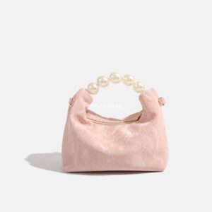 High end design sense bag, high-end sense pearl handbag women's new mini chain single shoulder crossbody small bag mini dumpling bag