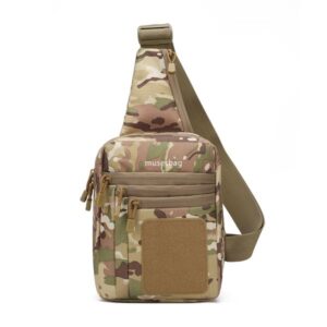 Cross-border outdoor tactical chest bag Invisible gun bag Multi-functional waterproof crossbody bag riding mountaineering Sports crossbody bag