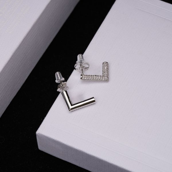 High Mirror Girls Original Designer Flat Heart Stud Titanium Steel 18k Gold Silver Rose Women Love Engrave Earrings Wedding Party Jewelry