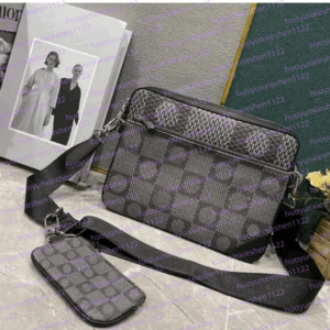 AAAHigh Quality Designer bags mens womens POCHETTE TRIO Cross Body Wallets Leather tote bag Patchwork handbag shoulder bags Totes Purse Crossbody Bag with dust bag