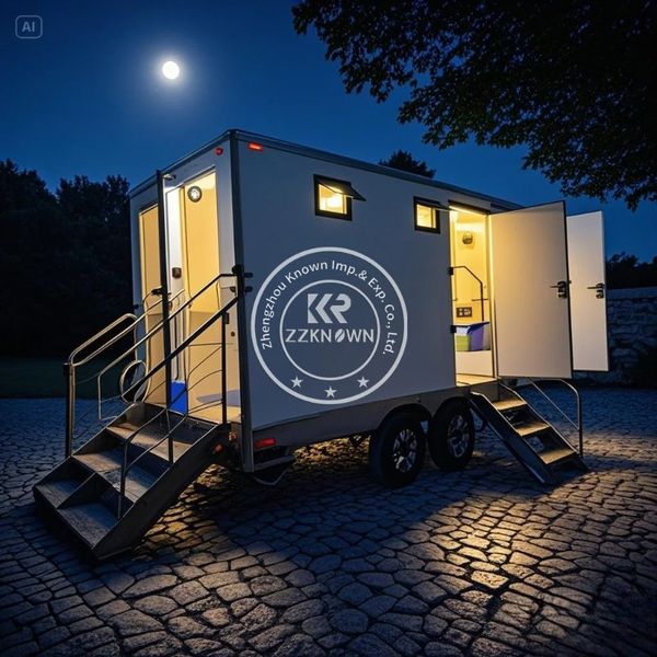 2025 NEW Hot Sale Portable Public Mobile Toilet Adult WC Outdoor Bathroom Unit Shower Trailer for Park