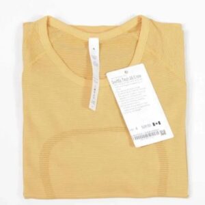 Women Yoga T-Shirts Womens T-Shirt High-Elastic Breathable Running Top Quick Drying Seamless Short Sleeve Sport-Cycling Gym Wear Jogging Fitness Clothes Sportswear