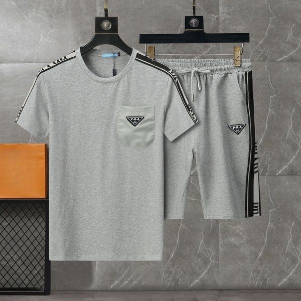 GG-P-R-A Designers Tracksuits Brands Mens Cotton Short Sleeve Shorts 2-piece Set Tops Sweatshirts Suits Men Shirts Tracksuit Track Sweat Suit Sweatshirt Sportswear