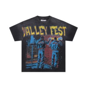Men's T Shirts same qulality Vale Big Graphic Oversized Tops Harajuku Gothic American All Cotton Short Sleeve Shirt Men Clothing 016