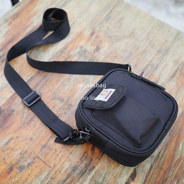 New small crossbody bag men's satchel casual shoulder bag fashion brand tooling wind small square bag hip hop bundy bag