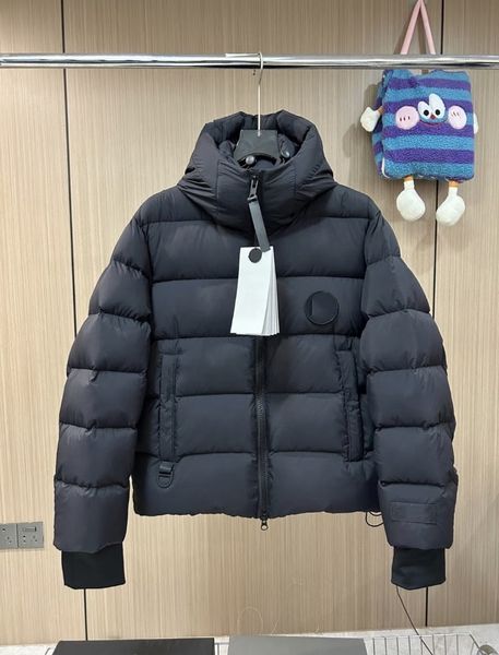 Men's Down & Parkas Designer Embroidered down cotton jacket loose and thick warm for couples fashionable parka jacket for men