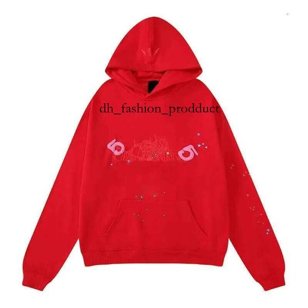 spyda hoodie hoodie womens Hoodie Rhinestone Cobweb Pink Hoodie Designer Sweatshirt Hoodie Web-Graphic Foaming Tracksuit Print Hipoung 4f9