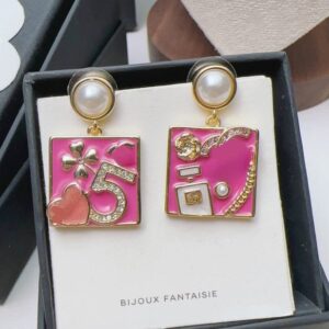 Classic Crystal Earring High Quality Designer 18K Gold Plated Earring for Women Luxury earring Jewelry Wedding Party Gift