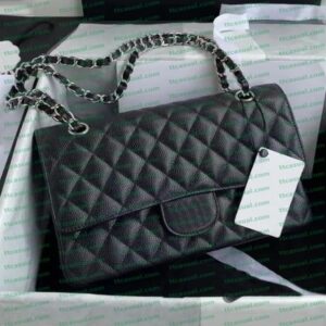 Designer Luxury Leather Shoulder Bag Women's Fashion Chain Bag Solid Color Flip Square Bag Classic Diamond Grid Pattern