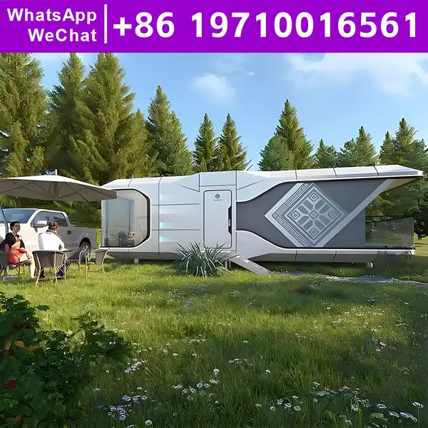 Modular Residential Prefabricated Houses for Housing Thermal Insulation Movable House Capsule Outdoor Wind Resistance Leak Proof