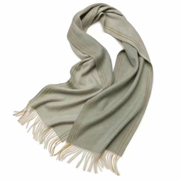 Double sided luxury thickened cashmere scarf --820479
