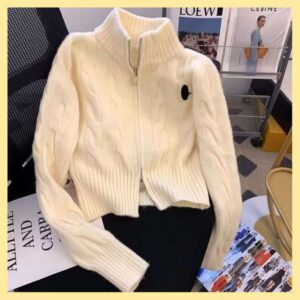 Womens Sweater Designer Pullover For Woman Fashion Turtleneck Autumn Long Sleeve Cardigan Embroidery Coat -9 Basic Lady Jacket Tops