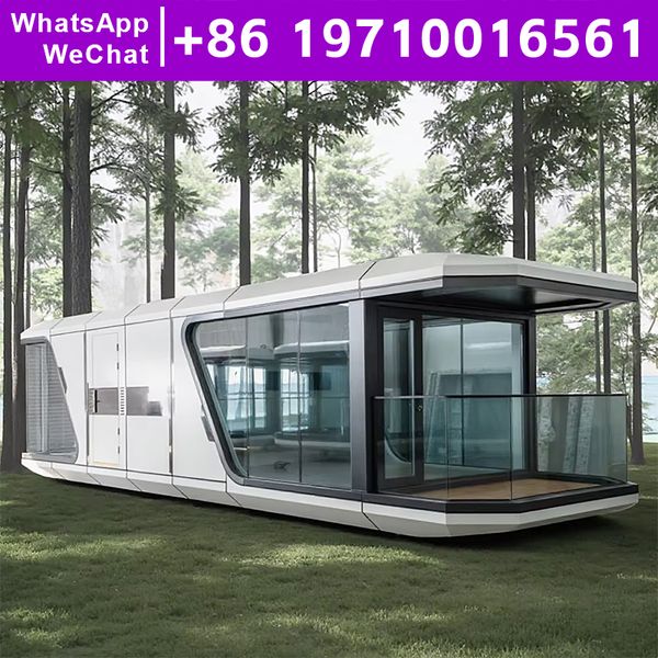Good Quality Prefabricated Houses Housing Fast Build Super Cheap Prefabricated House for Spain Space Capsule House Luxury Modern