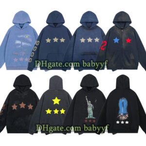 Men hoodie designer hoodie High quality Sweatshirt Premium Hoodie Streetwear Old retro style letters Hole design Men Plus size hoodie Fashion pullover sweater new