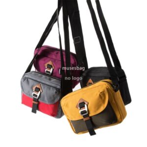 Fashion day small square bag color men's and women's casual messenger bag personality simple mobile phone bag shoulder bag Korean version satchel