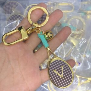 French Style Metal Leather KeyChains Designer Key Chains Charm Fashion Bags Pendant Car Key Ring Louies Viutonities