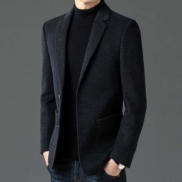 H522 Youth business casual single suit simple men's business