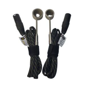 wholesale 110V/220V 20/25mm Axial Heating Coil with 5 Pin XLR Male Plug and K Type Thermocouple for E Nail Electric Digital PID Controller
