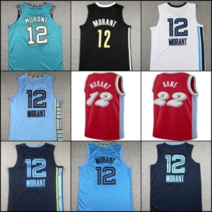 12 Ja Morant Basketball Jersey mens