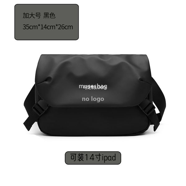 New high quality men's crossbody bag PU waterproof leisure small custom fashion shoulder bag OEM processing