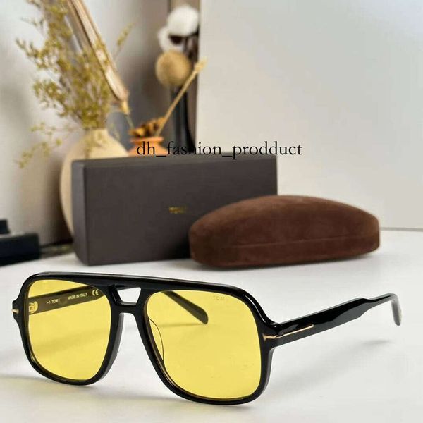 Designer Sunglasses Mens Ft0884 Plate Frame Oversized Glasses Fashion Falconer Sun for Women Black Sport Styles with Original Box tom''fordd''ford''FYGB ff9 0a0