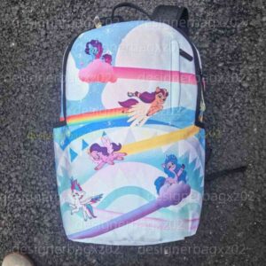 Designer Bag Purse Wallet Shoulder Bag Backpack Shark Mouth Luxury Double Vintage Checkerboard American Style Casual Trendy For Middle And High School Students