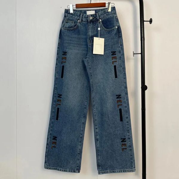 Womens Designer Jeans Luxury Pants High-grade Clothing Classic Style Jean Street Personalized Jeans Simple Versatile Pants BFG2501204