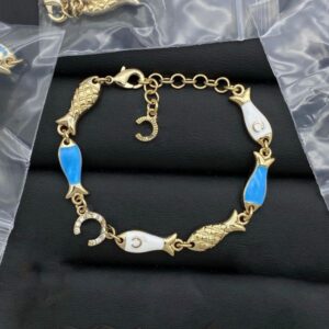 Luxury Women Designer Bracelet Choker High Quality Bracelet Chain Necklace Wedding Party Jewelry with Box