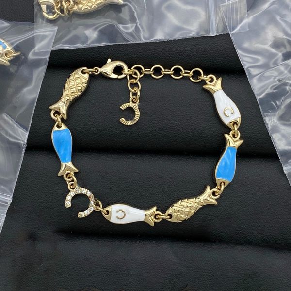Luxury Women Designer Bracelet Choker High Quality Bracelet Chain Necklace Wedding Party Jewelry with Box