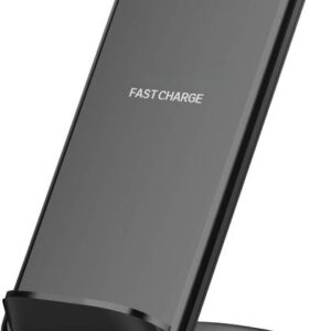 Fast Wireless Charger Stand Qi-Certified for iPhone 16 15 14 13 Samsung Galaxy S25 S24 S23 S22 S21 S20