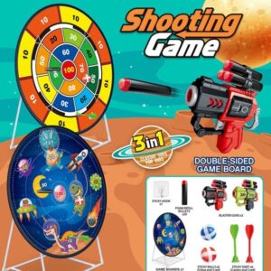 Childrens Dart Plate Target Launch Sticky Ball Toy Aiming Throwing Parent Child Interactive Shooting Game