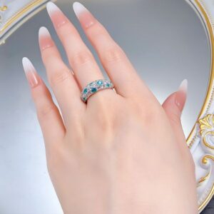 Chic Feminine Jewelry: Gemstone Set Star-Shaped Bangle Bracelet Made of Precious Metal