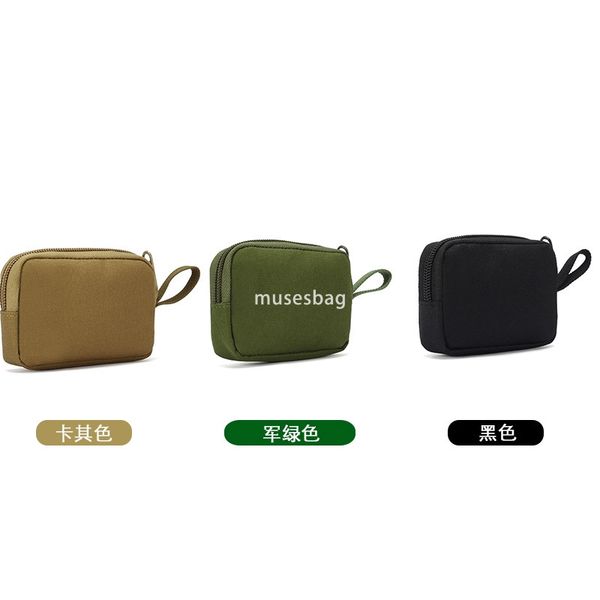 Leisure multi-function card Bus card Headset small hanging bag MOLLE Tactical Outdoor storage Key bag Coin purse