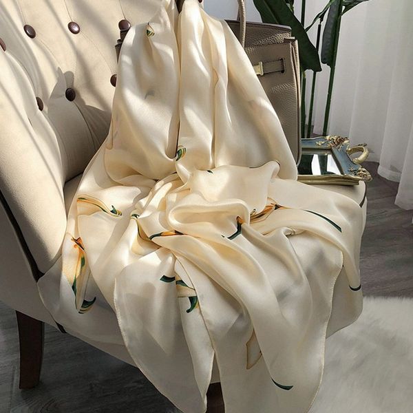 Korean-style Hangzhou silk scarf --845682