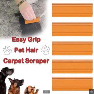 Multi-Surface Pet Hair Removal Device with Non-Slip Grip Ideal for Shedding Control at Home