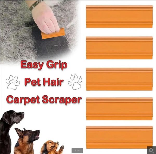 Multi-Surface Pet Hair Removal Device with Non-Slip Grip Ideal for Shedding Control at Home