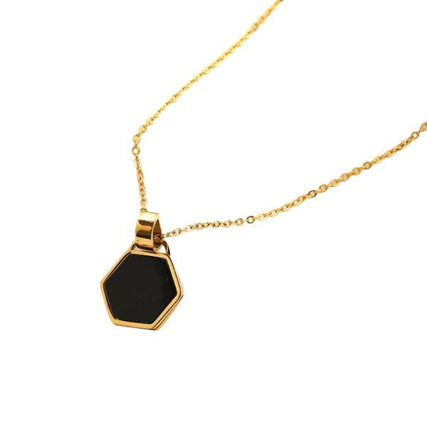gold necklaces designer pendant moissanite tennis necklace Never Fade Gold Plated Fashion Brand Designer Stainless Steel Letter Choker Pendant Necklace Jewelry