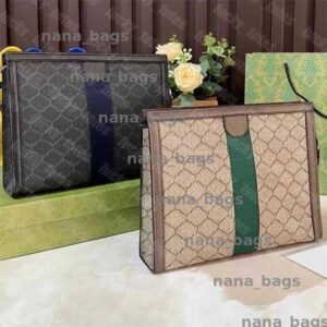 Make Up Bag Designer Wash Pouch Full Letter Man Pochette Zipper Makeup Bag Luxury Trousse De Toilette Mens Women Toiletry Purse BFD2412103