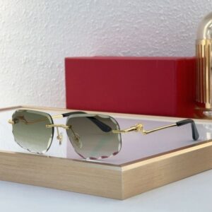 Designer Sunglasses for woman fashion Frameless cut edge square mens sun glasses frame Multiple styles and colors to choose from wood Brand glasses 0058