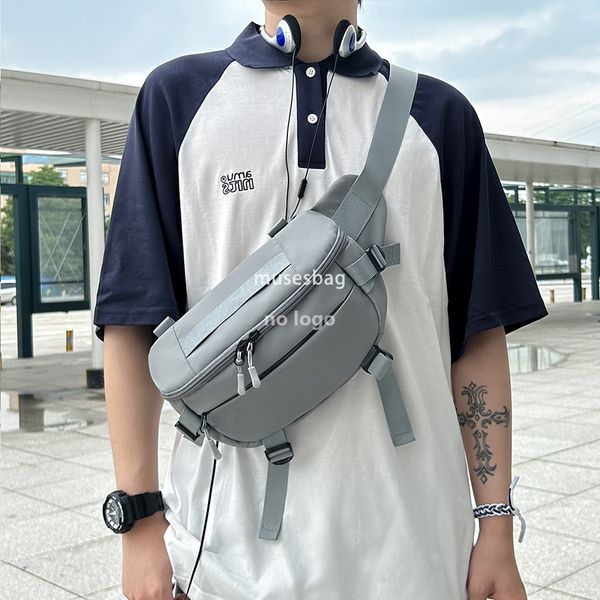 Fashion trend crossbody bag Japanese elements large capacity chest bag new casual bag Fanny pack sports bag chest bag