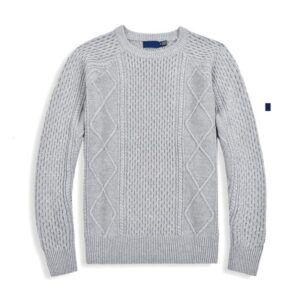 Small Horse Embroidery Men Sweater Pullover Autumn Knitwear Slim Fit Wool Classic Casual Sweater Fashion Couple Sweater Asian Size