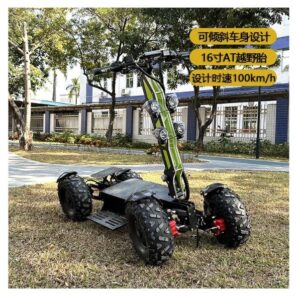Newest 16 Inch MIA16 10000W60V52Ah Four-wheel Off-road All Terrain Electric Scooter Top Speed 100km/h 120km Long Range